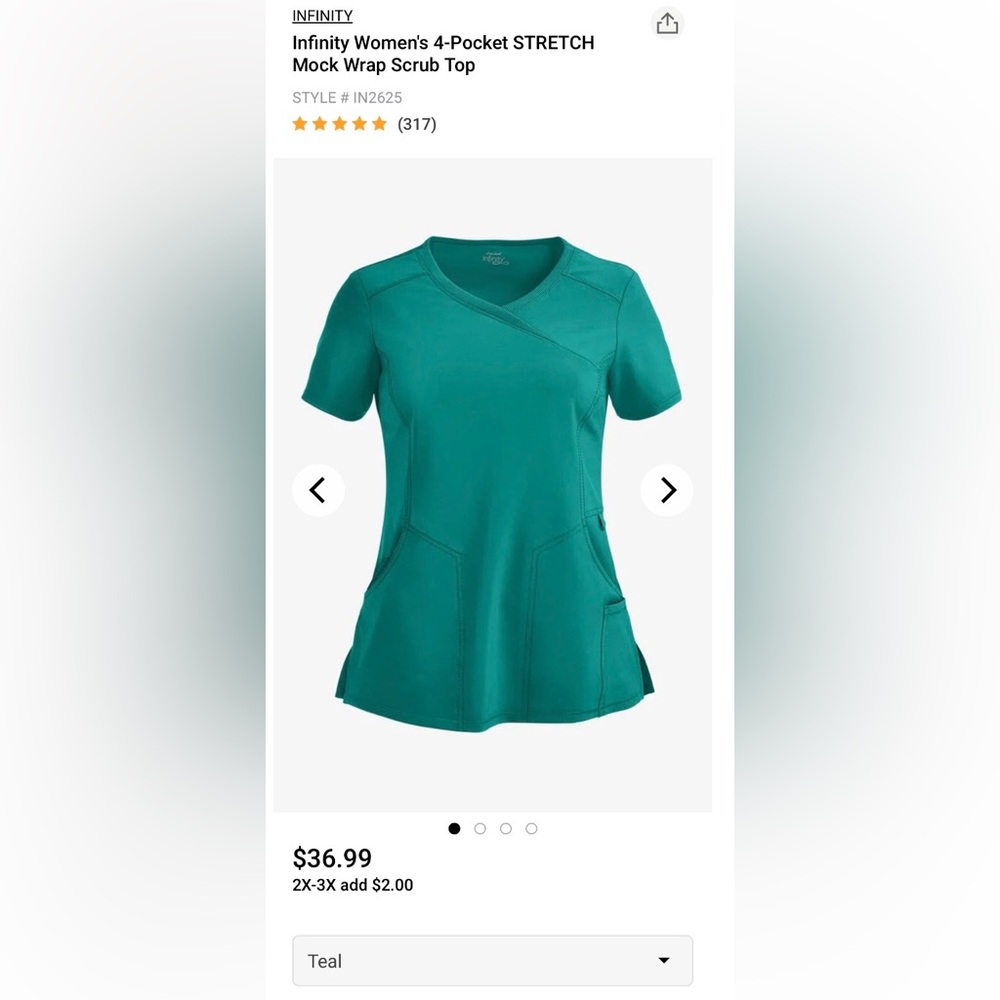 SET ! Cherokee Infinity scrub Set